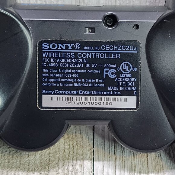 Sony PlayStation Wireless Controller DualShock CECHZC2U Black - For Parts Only! - Picture 8 of 9